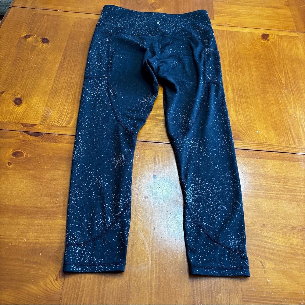 ZYIA Active Black Reflective Pocket Light n Tight Leggings Athletic Size 8-10 - Picture 2 of 12